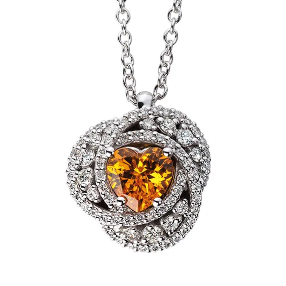 Polello Centrika Collana Granato in Oro