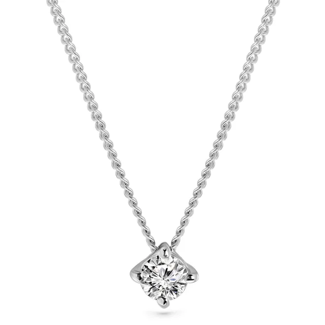 Miore Collana Oro Bianco 14 Kt (585)