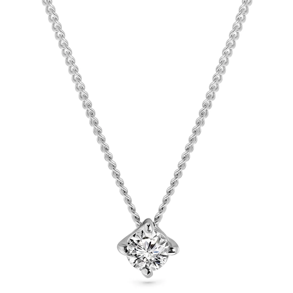 Miore Collana Oro Bianco 14 Kt (585)