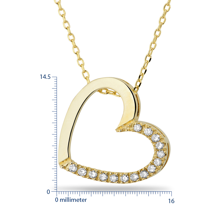 Miore Collana Oro Giallo 9Kt Classica
