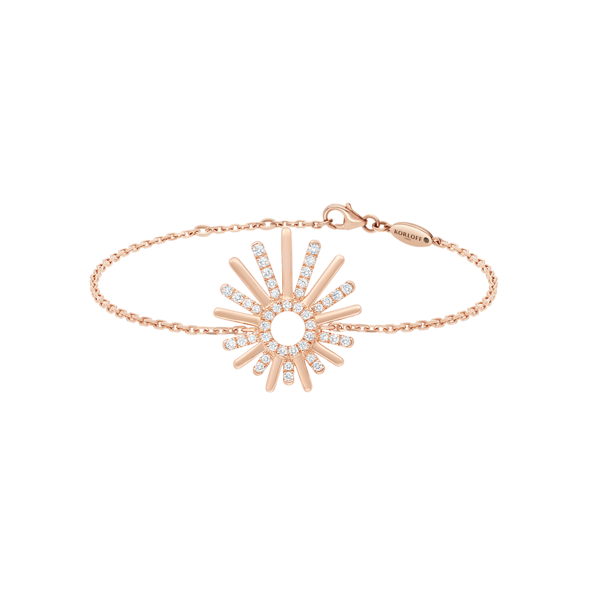 Korloff Divine Fougue JL-JDFB07 Bracciale Oro Rosa Diamanti