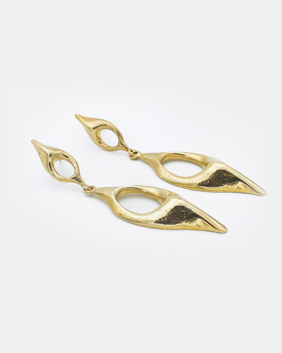 Voodoo Jewels Bold Shapes Adrastea orecchini pendenti oro