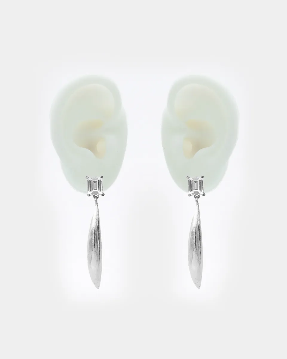 Voodoo Jewels Bold Shapes Callisto orecchini zirconi argento