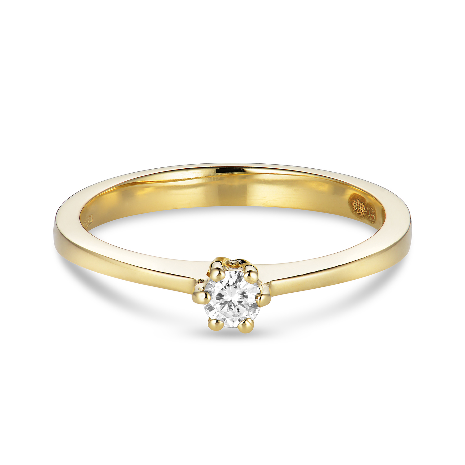 Miore Ring Anello Oro Giallo 14KT 585