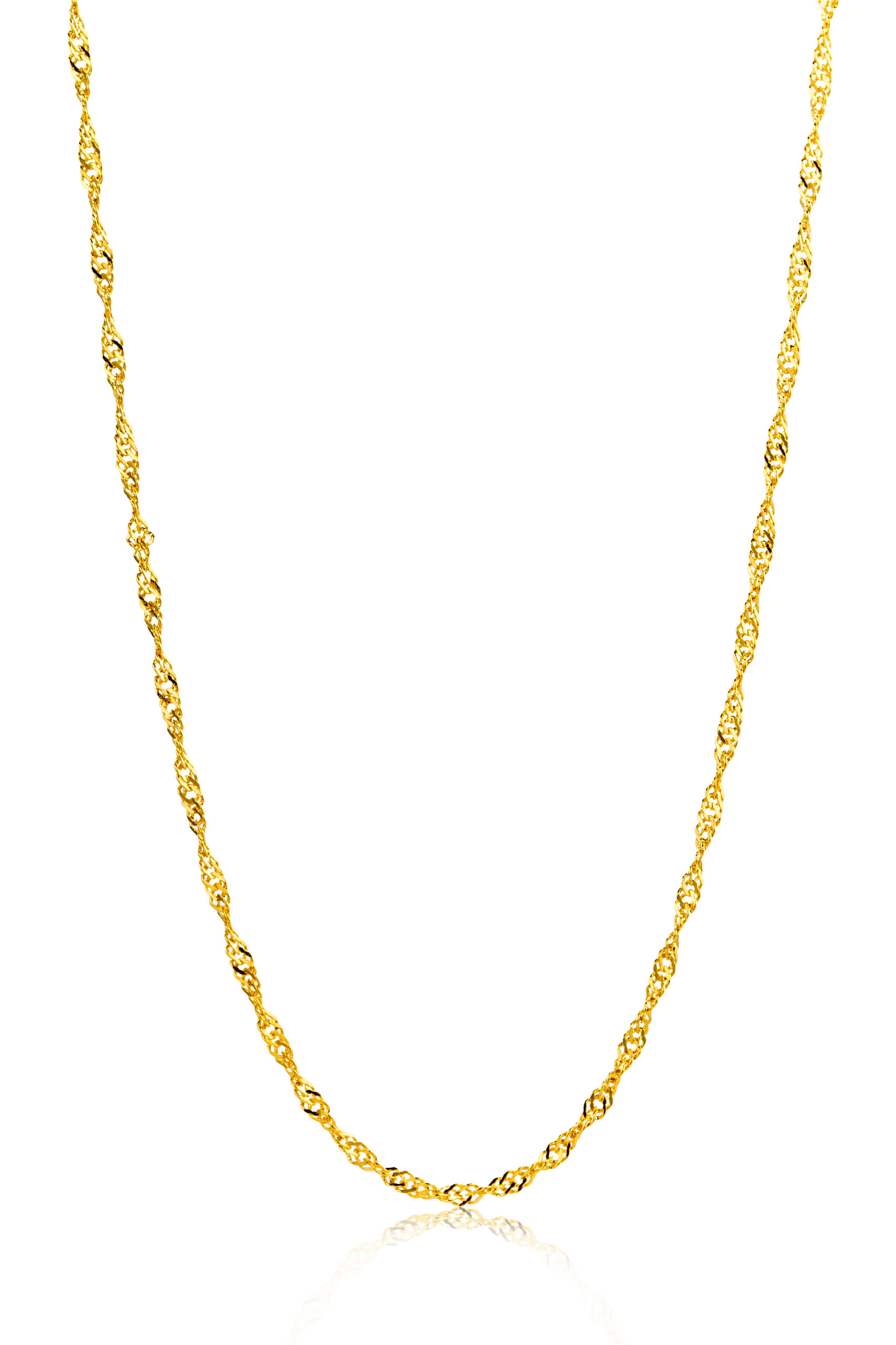 Miore Catena oro giallo 14Kt collana 585 donna uomo