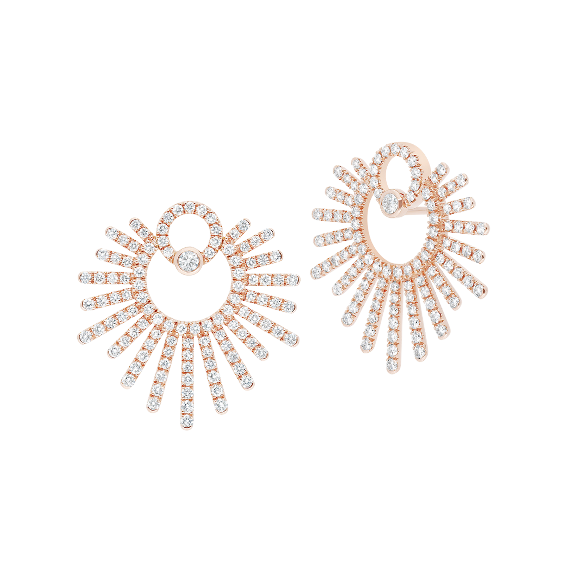 Korloff Divine Fougue JL-JDFE04 orecchini oro rosa diamanti