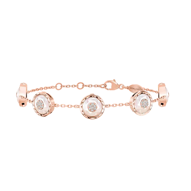 Korloff Je Play JL-JJPB06 bracciale oro rosa madreperla diamanti