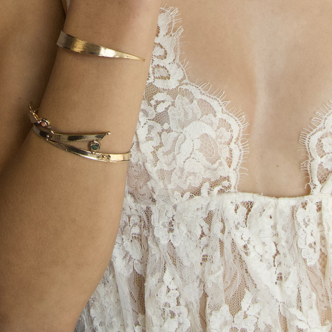 Giulia Iosco Holy bracciale Armlet oro diamanti