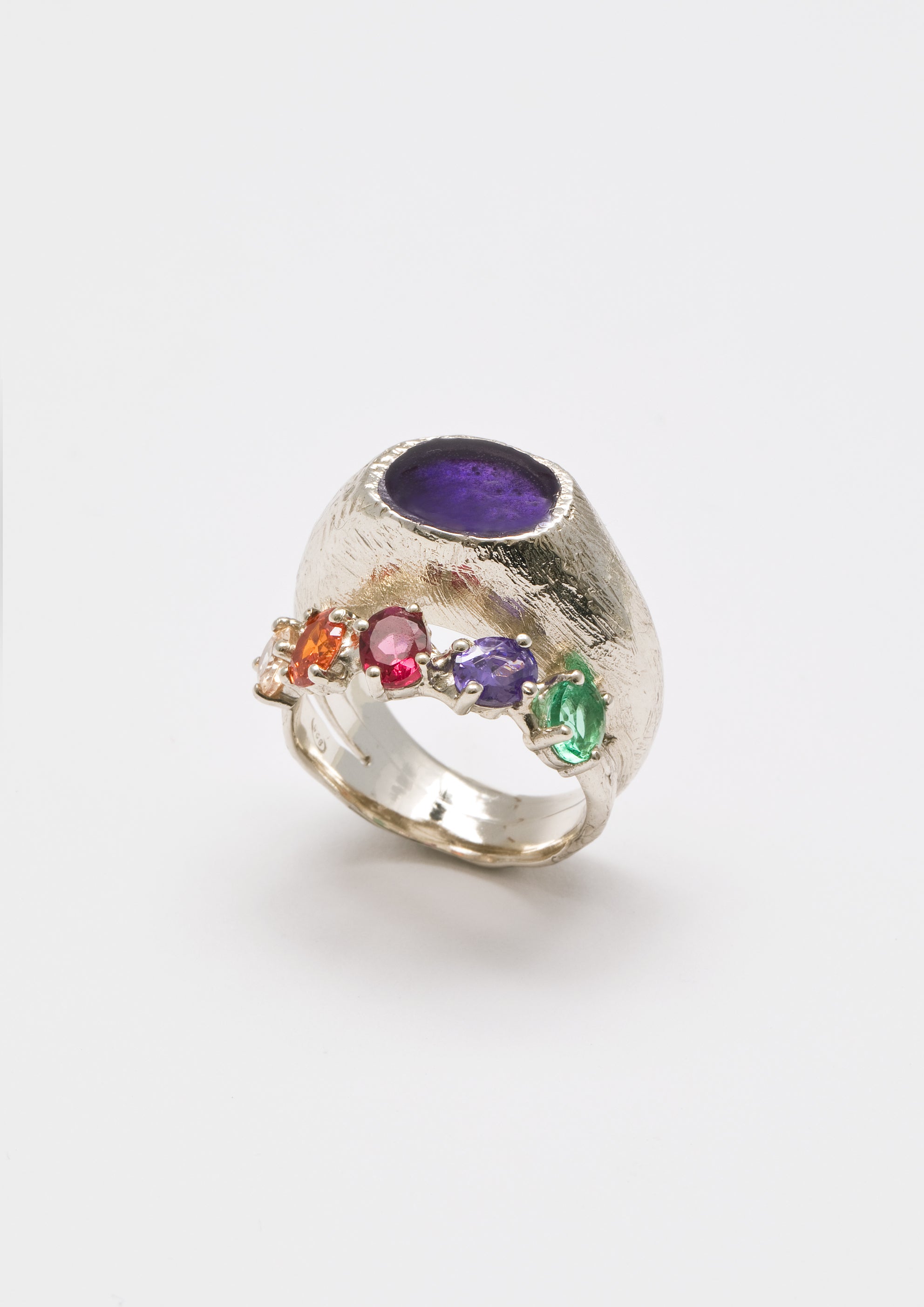 Voodoo Jewels Bold Shapes Losse anello argento pietre glitter