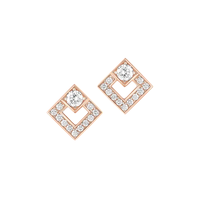 Korloff Eclat JEE02 orecchini oro rosa diamanti