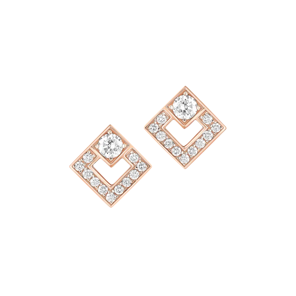 Korloff Eclat JEE02 orecchini oro rosa diamanti
