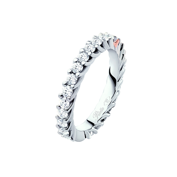 Polello Anniversario 50 Anello Eternelle Platino