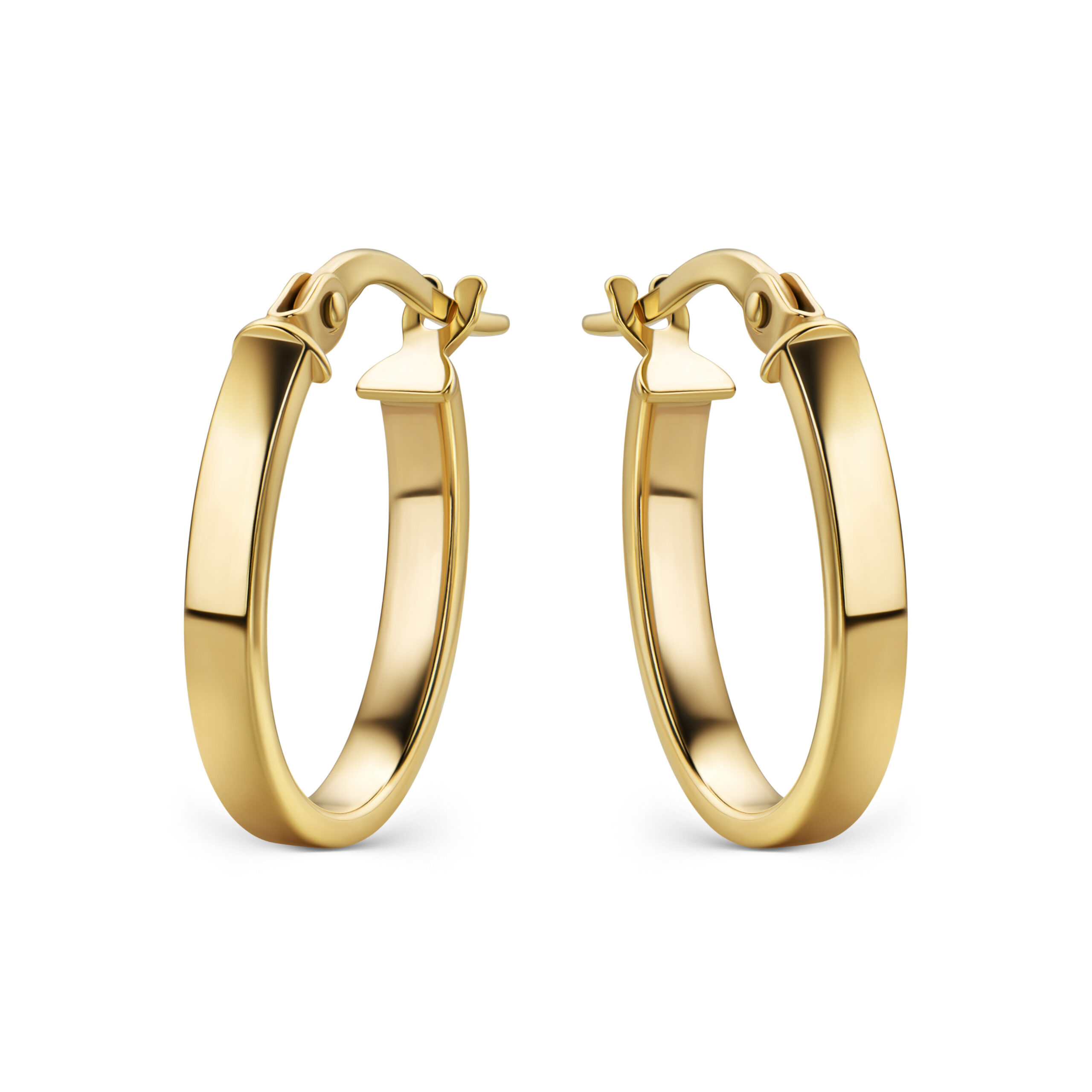Miore Orecchini Oro Giallo 9Kt Classici Donna