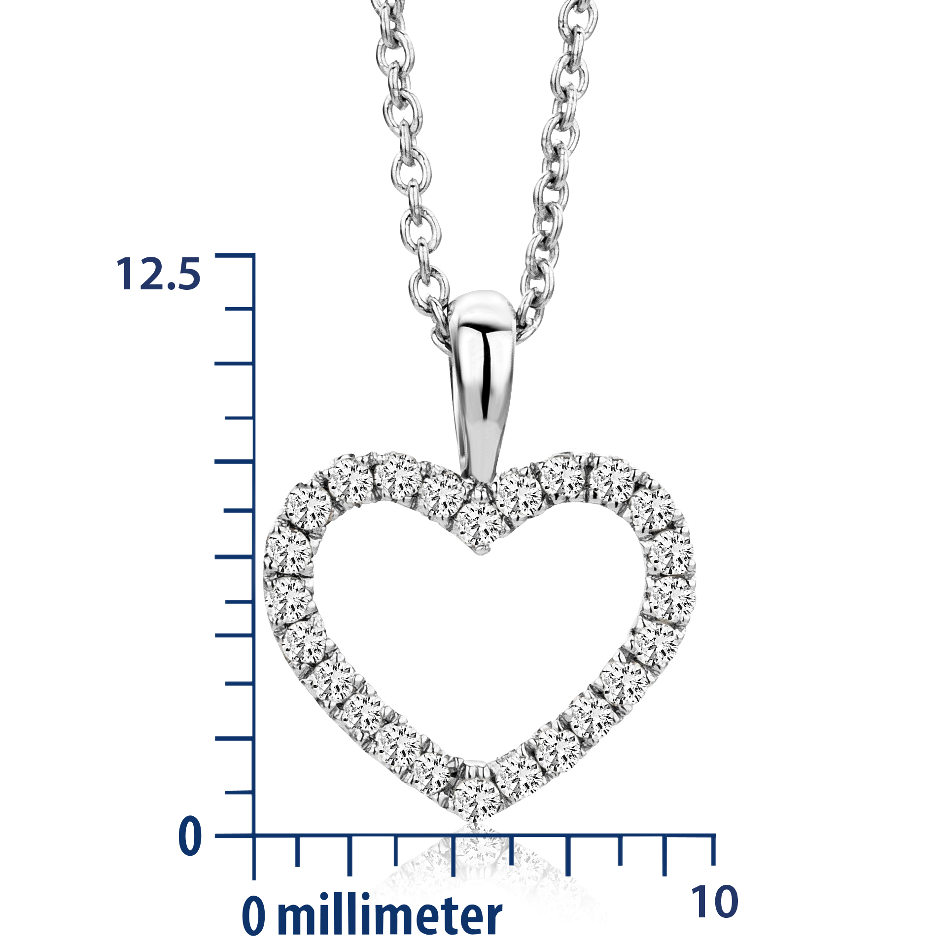Miore collana oro bianco 9 kt 375
