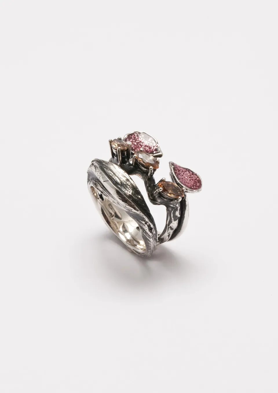Voodoo Jewels Bold Shapes Carisia anello argento marquise