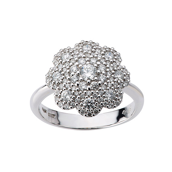 Polello Ada Anello Fiore 2 in Oro da Donna