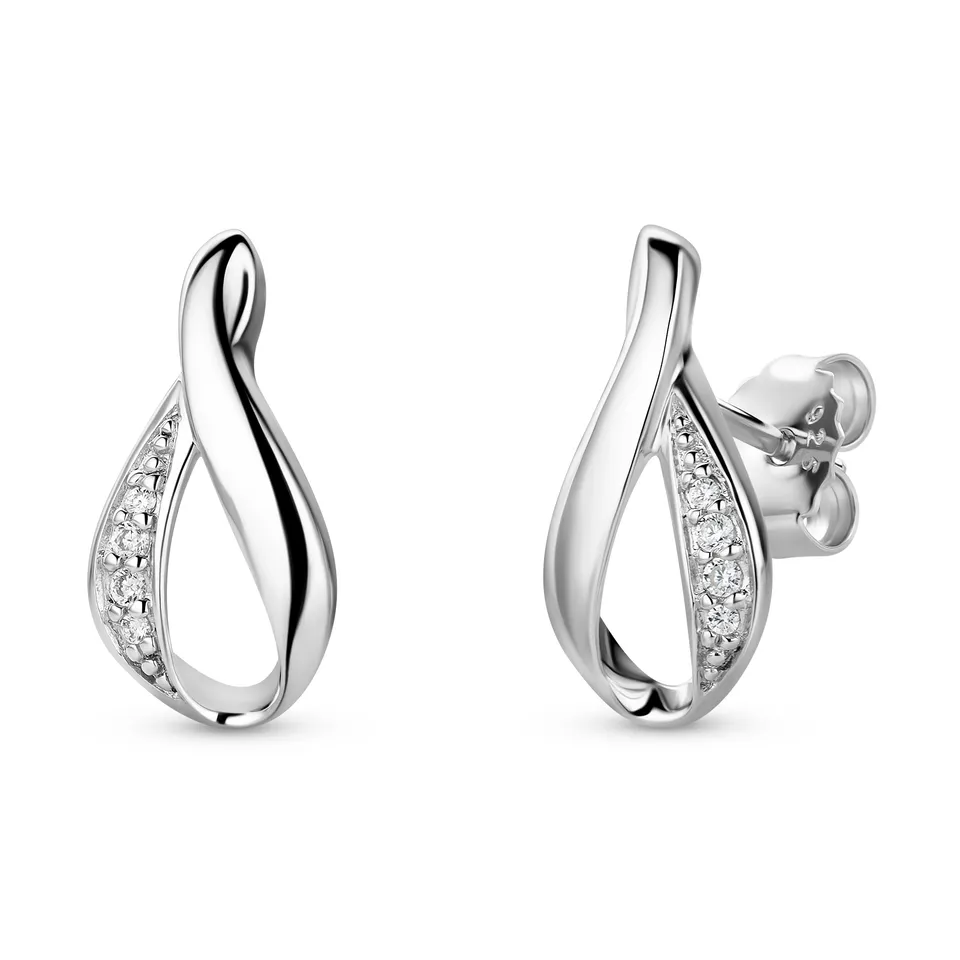 Miore Earrings orecchini argento 925 zirconia