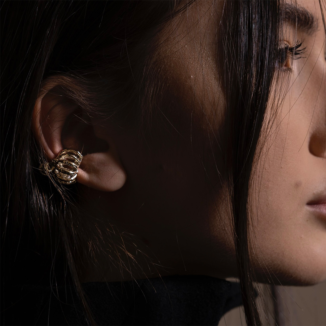 Giulia Iosco Cage Ear Cuff orecchino fascia donna