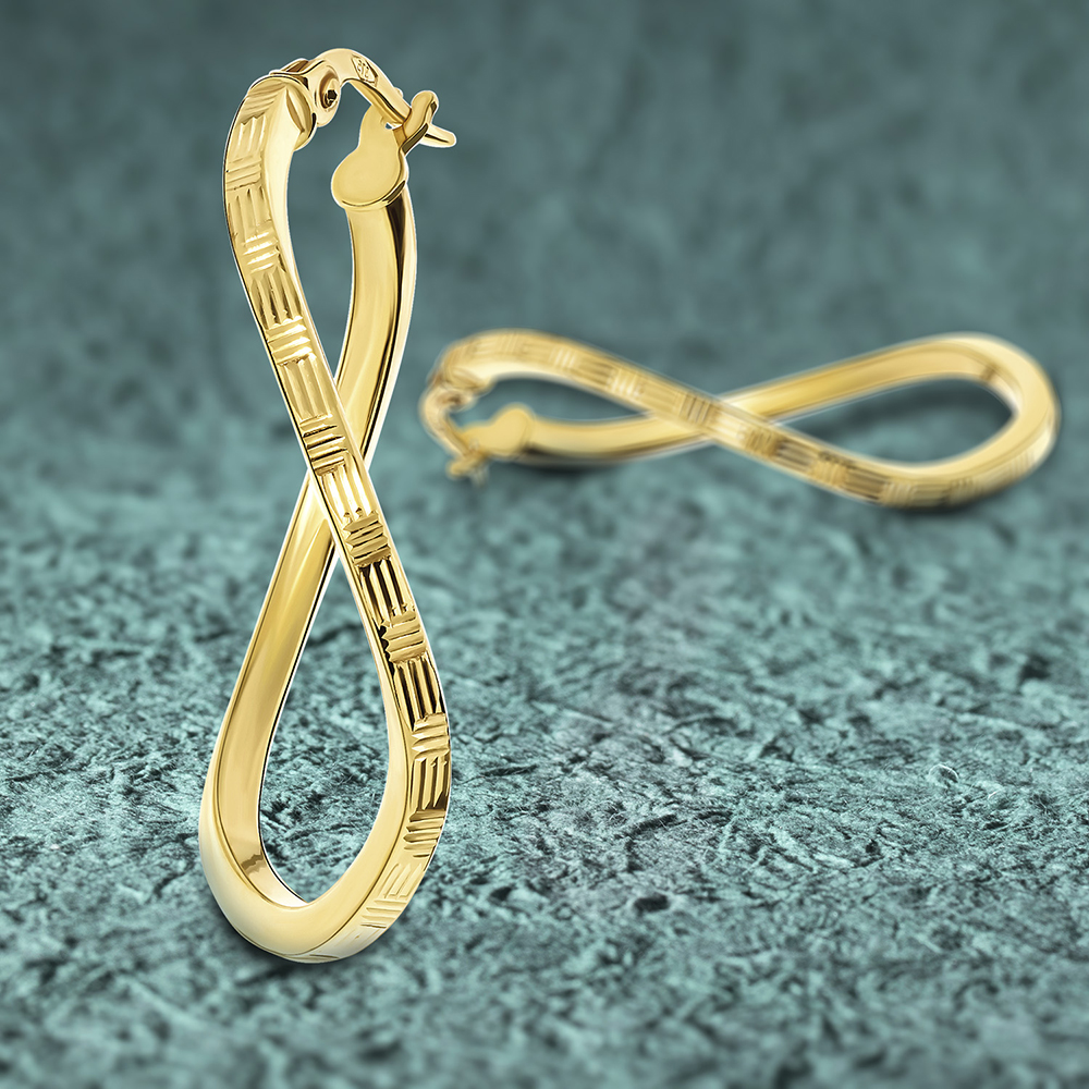 Miore orecchini oro giallo 9kt 375