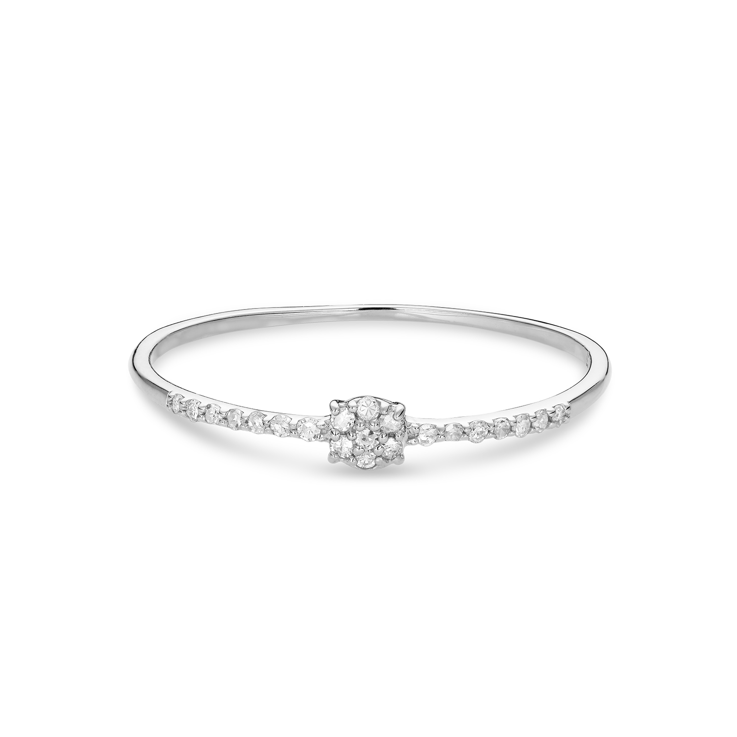 Miore Anello Oro Bianco 9KT 375