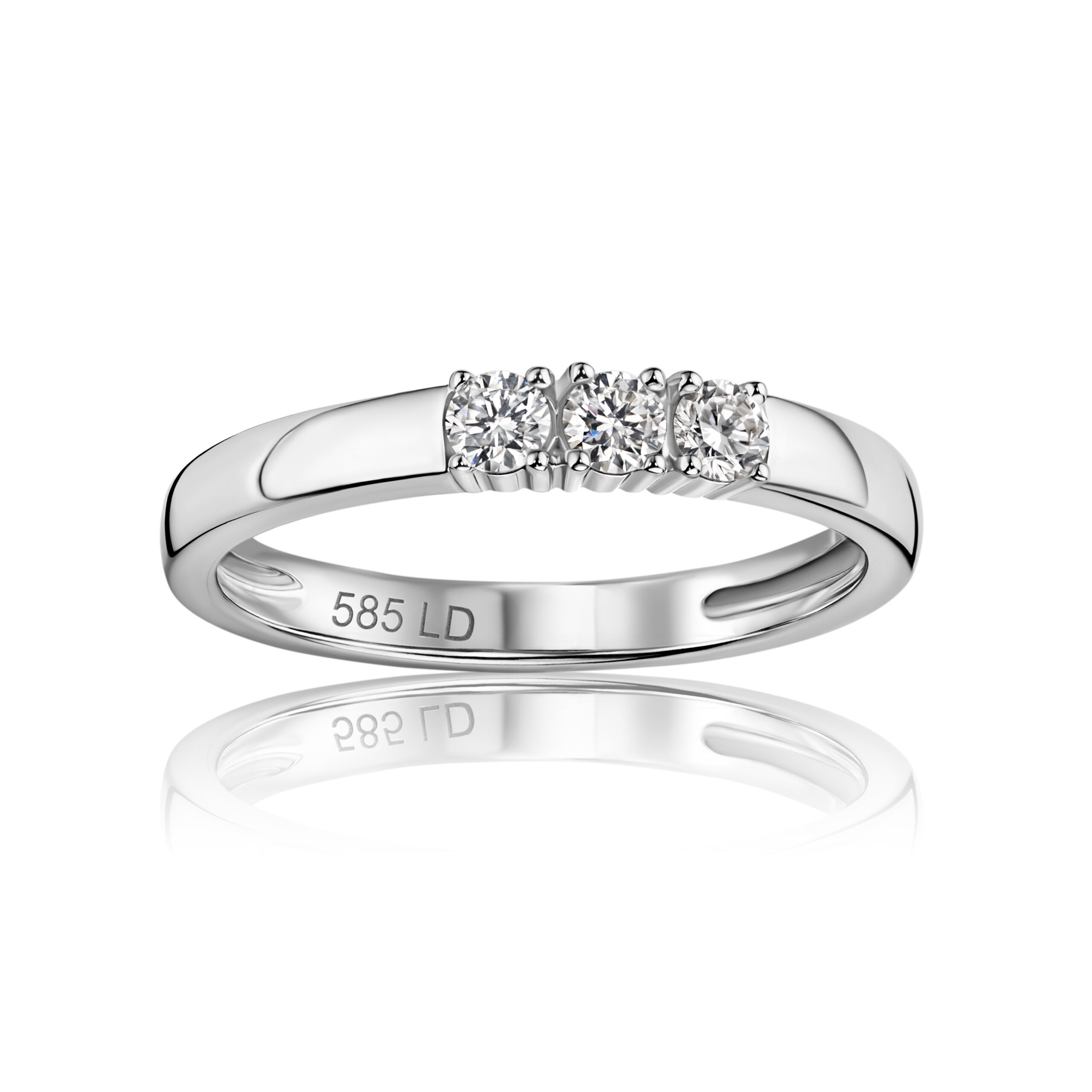 Miore Ring anello oro bianco 14kt 585