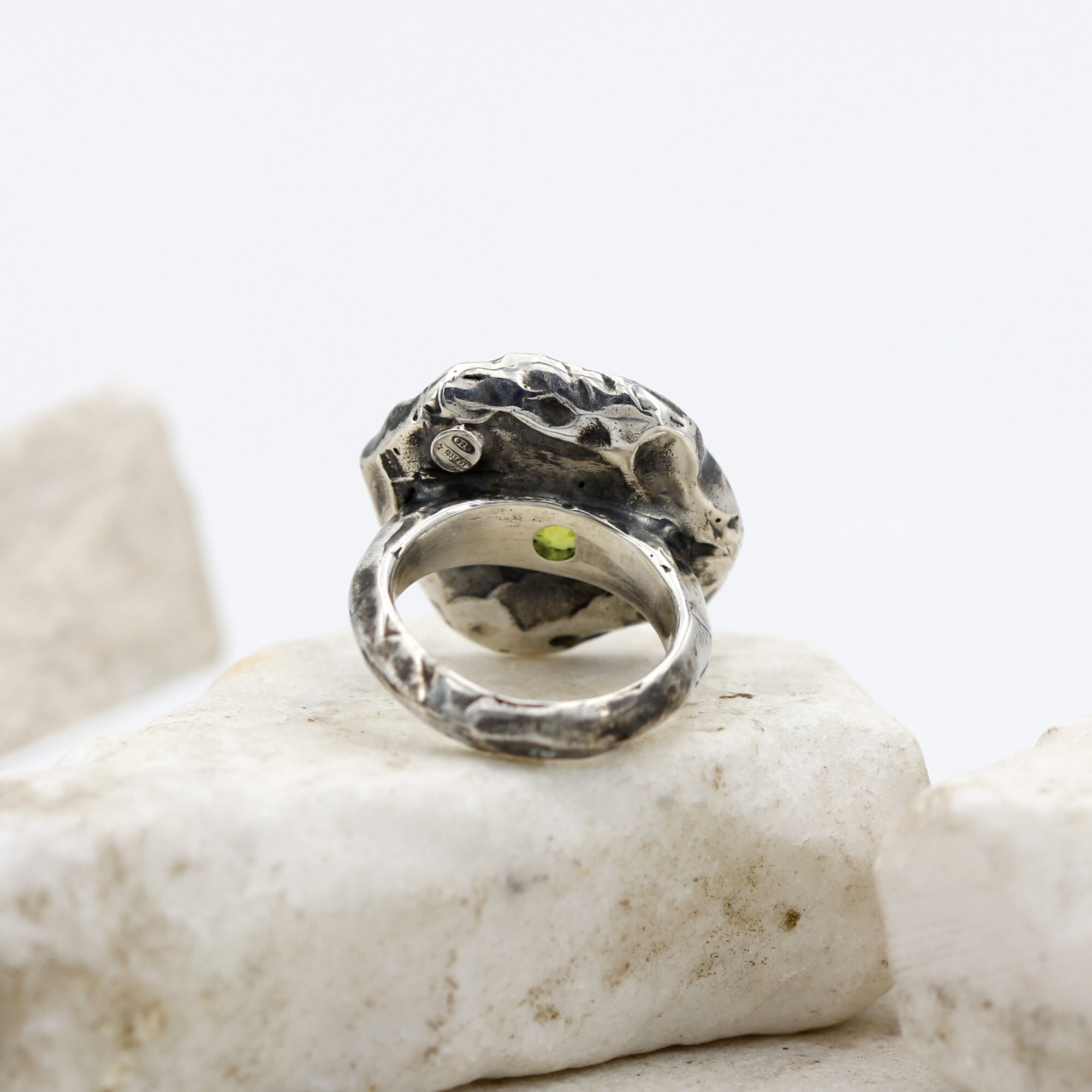 Anna Gioielli Anelli anello argento 925 peridoto fiore
