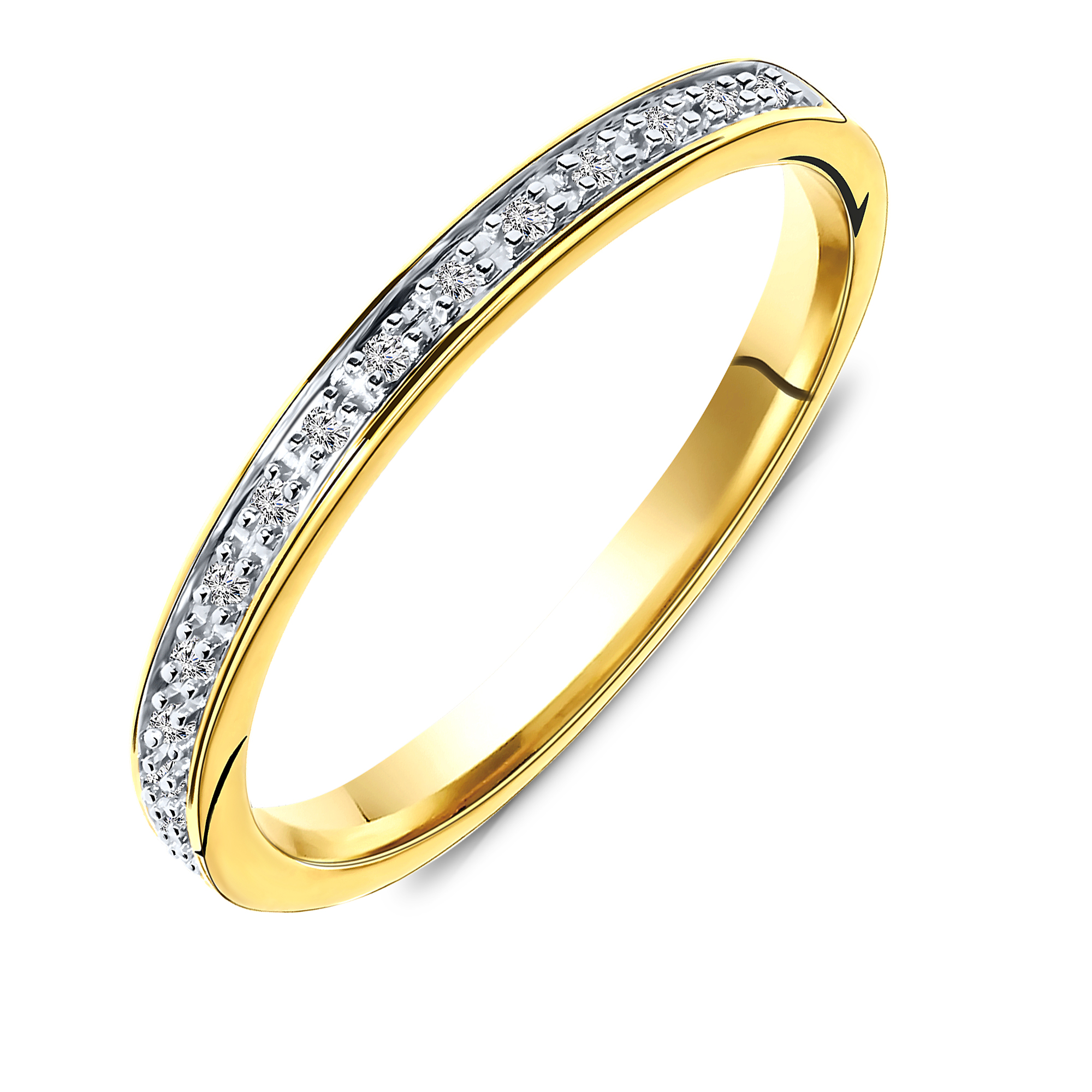 Miore Anello Oro Giallo 9 Kt 375