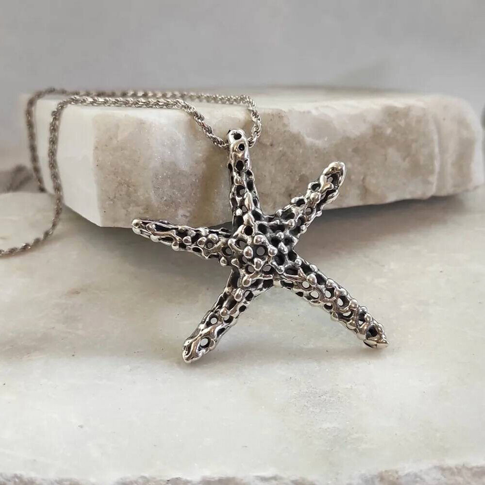 Anna Gioielli Marte Stella Marina pendente argento con catena