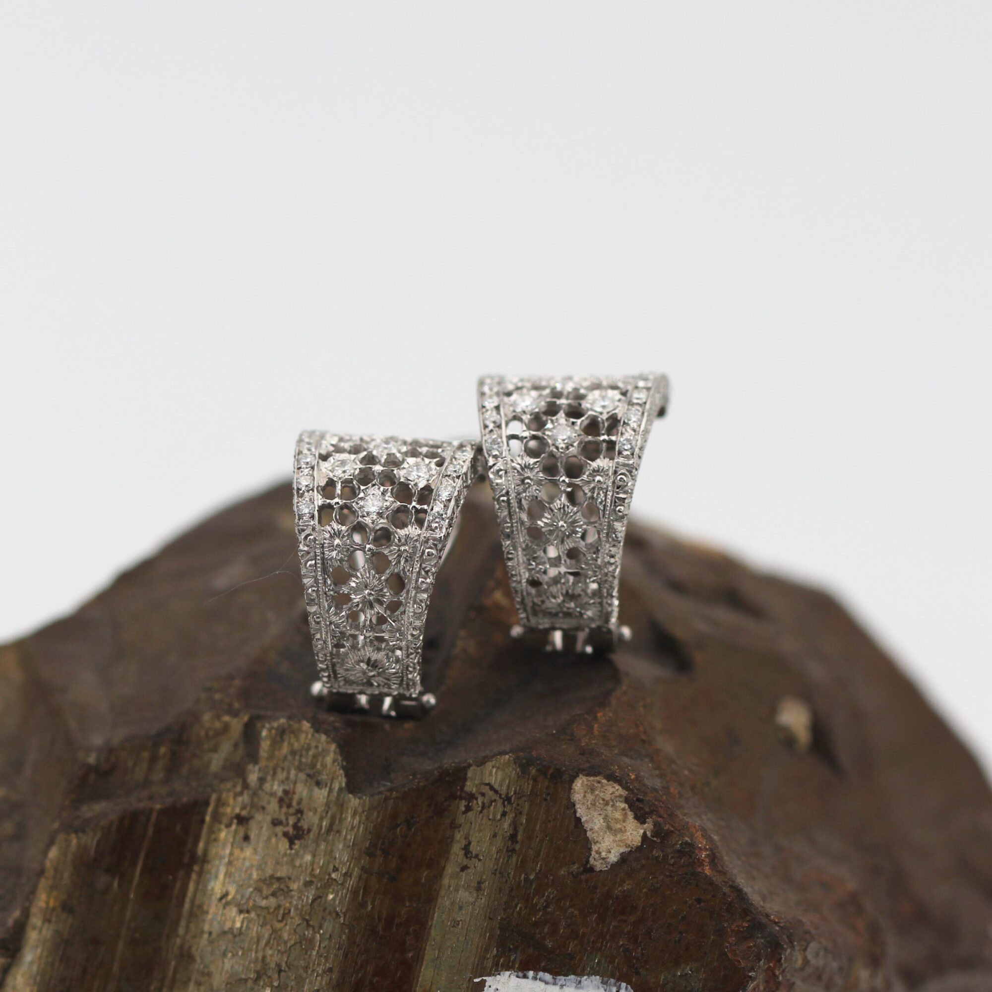 Anna Gioielli Stile Orafo Fiorentino orecchini oro diamanti 0,77 ct