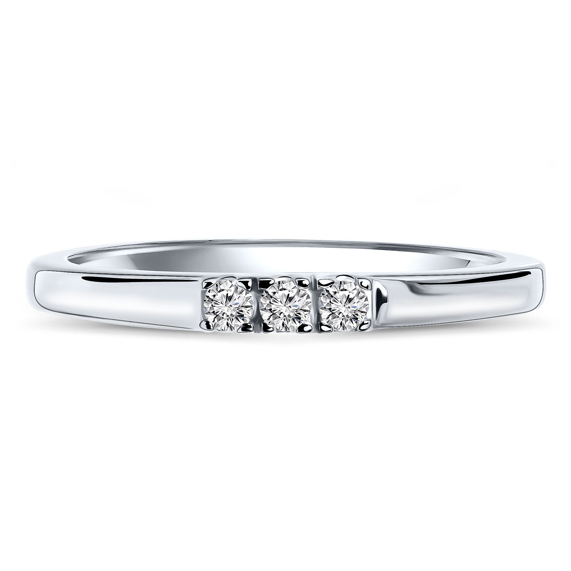 Miore Ring Anello in Oro Bianco 9KT 375