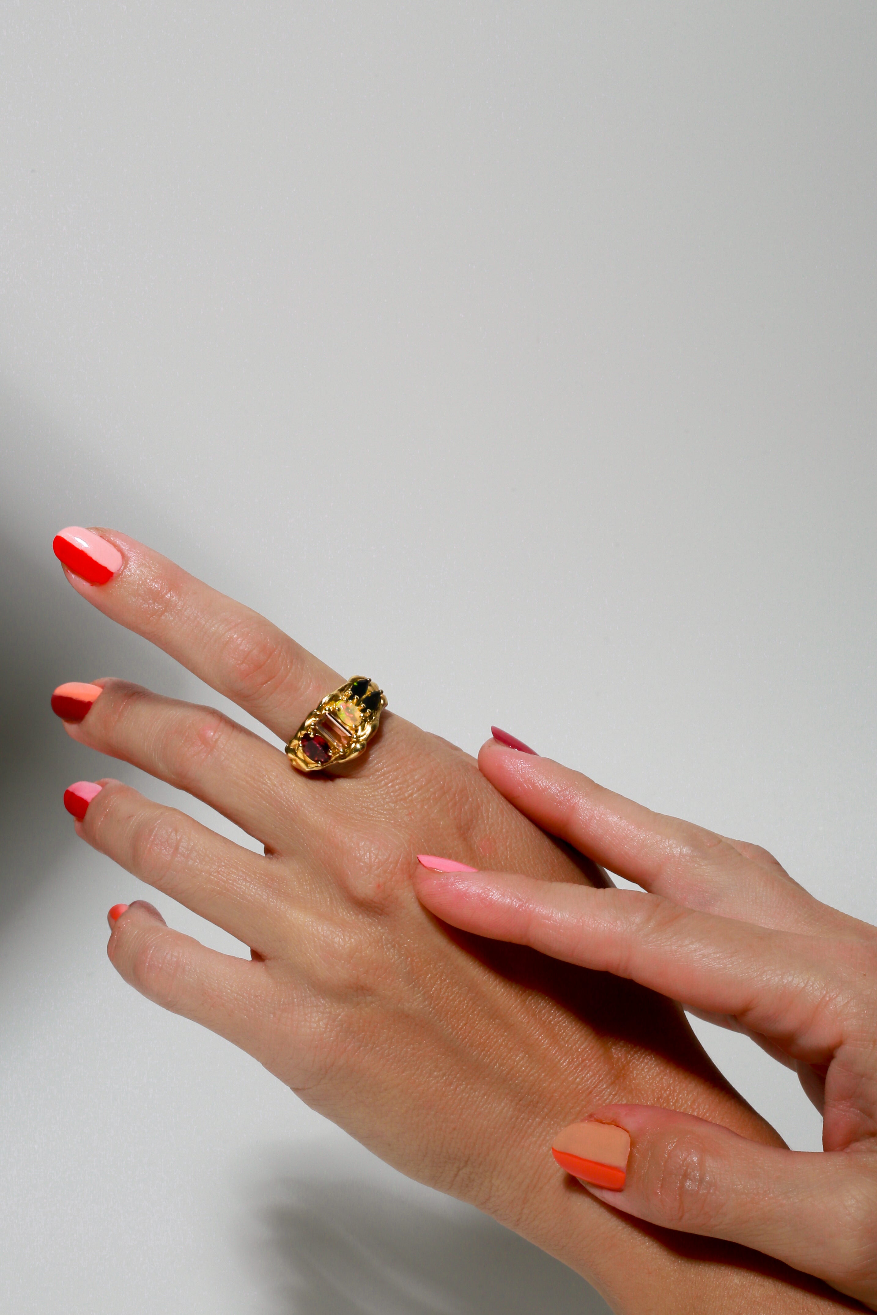 Voodoo Jewels Make your own voodoo Agwè anello placcato oro