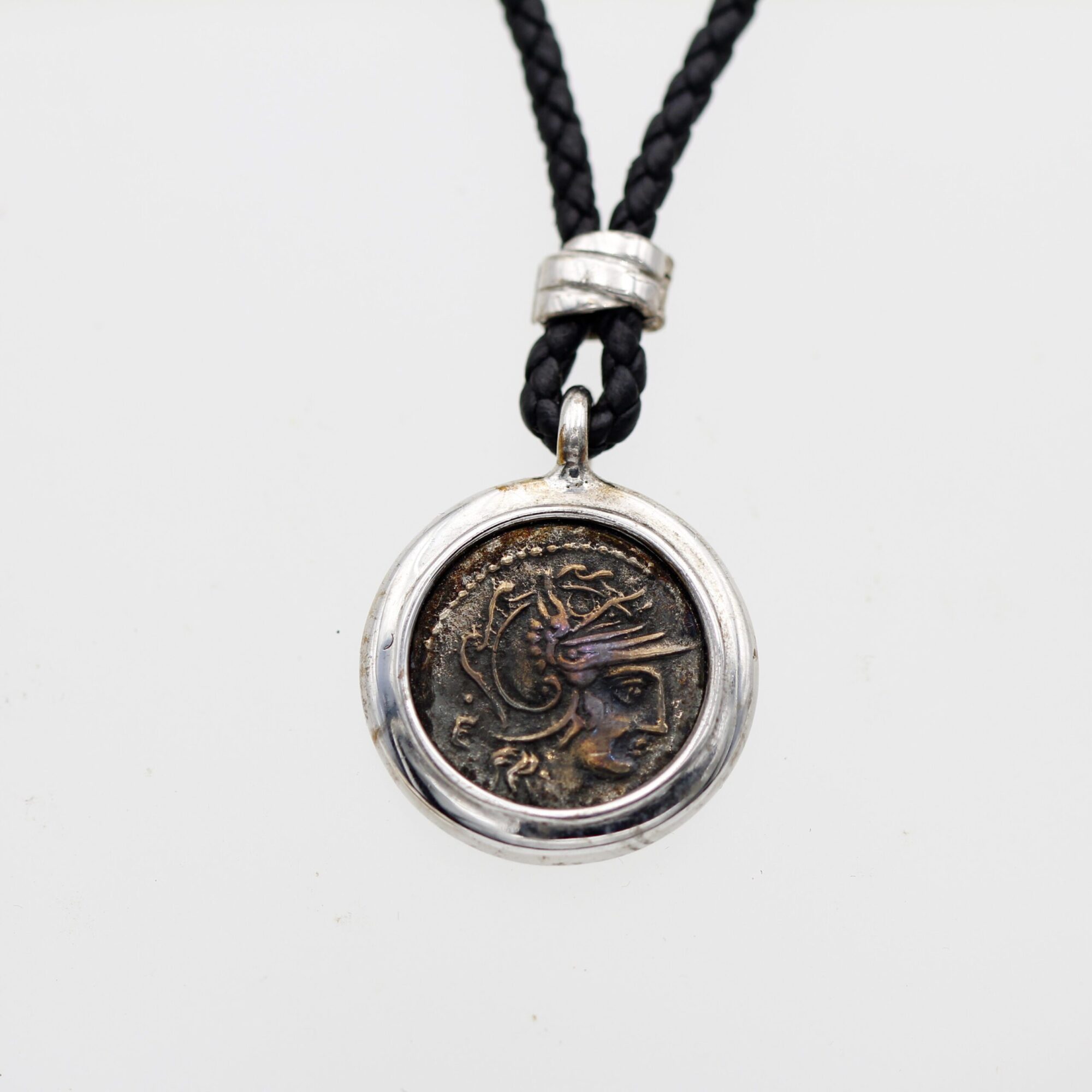 Anna Gioielli Monete Romane Pendente argento moneta bronzo