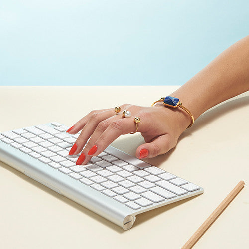 Ringly Luxe Lakeside Lapis bracciale smart S/M