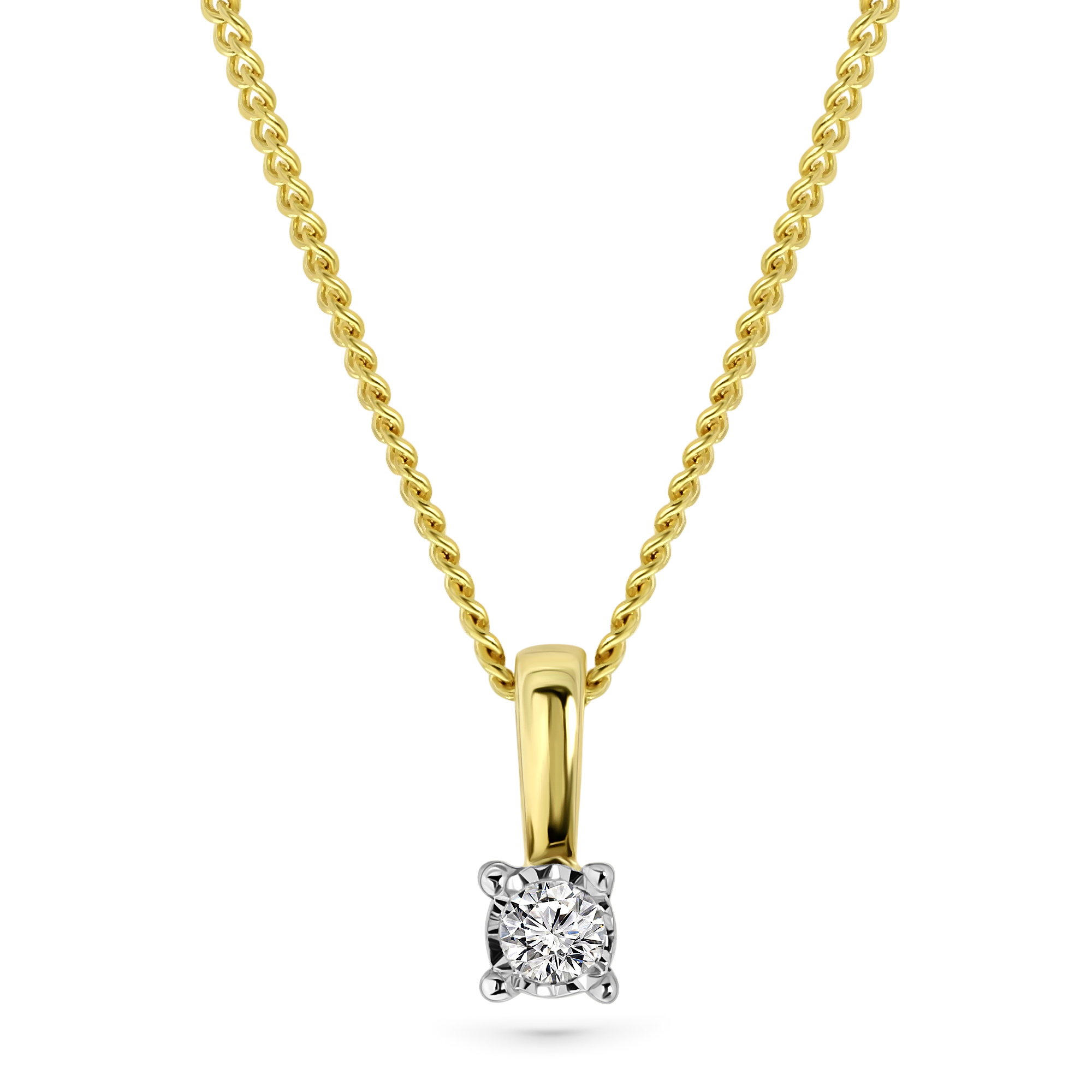 Miore Collana Oro Bicolore 9 Kt 375