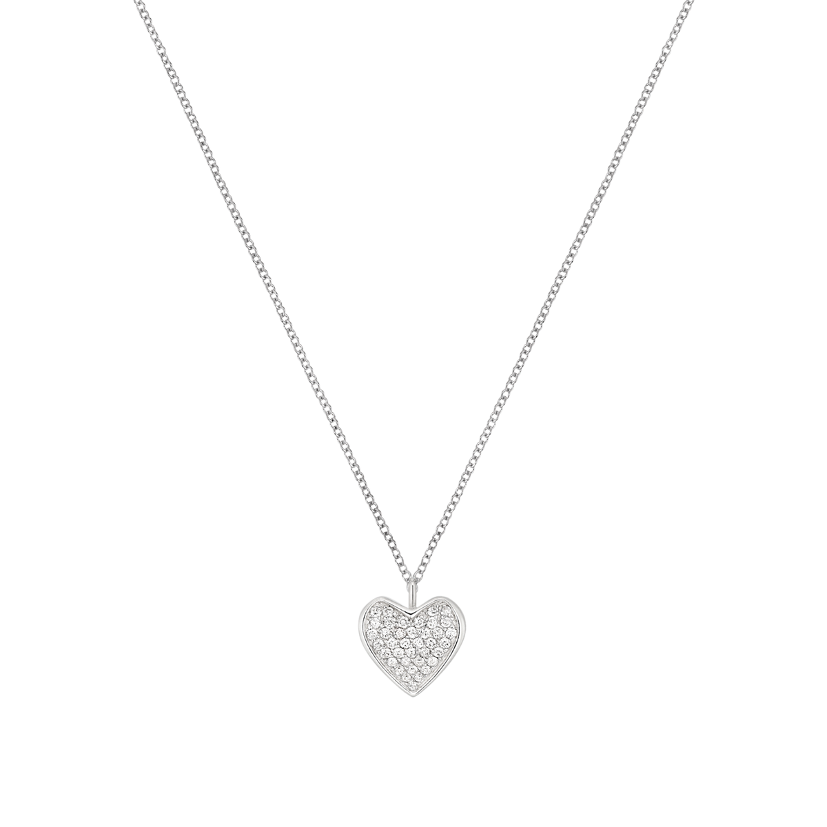 Korloff Korlove JL-JKVP02 collana cuore oro bianco diamanti