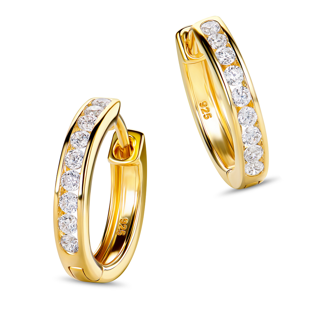 Miore Earrings Orecchini argento 925 placcato oro