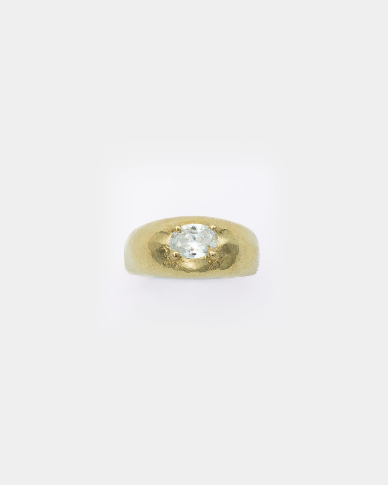 Voodoo Jewels Bold Shapes Vega anello brone zircone ovale M