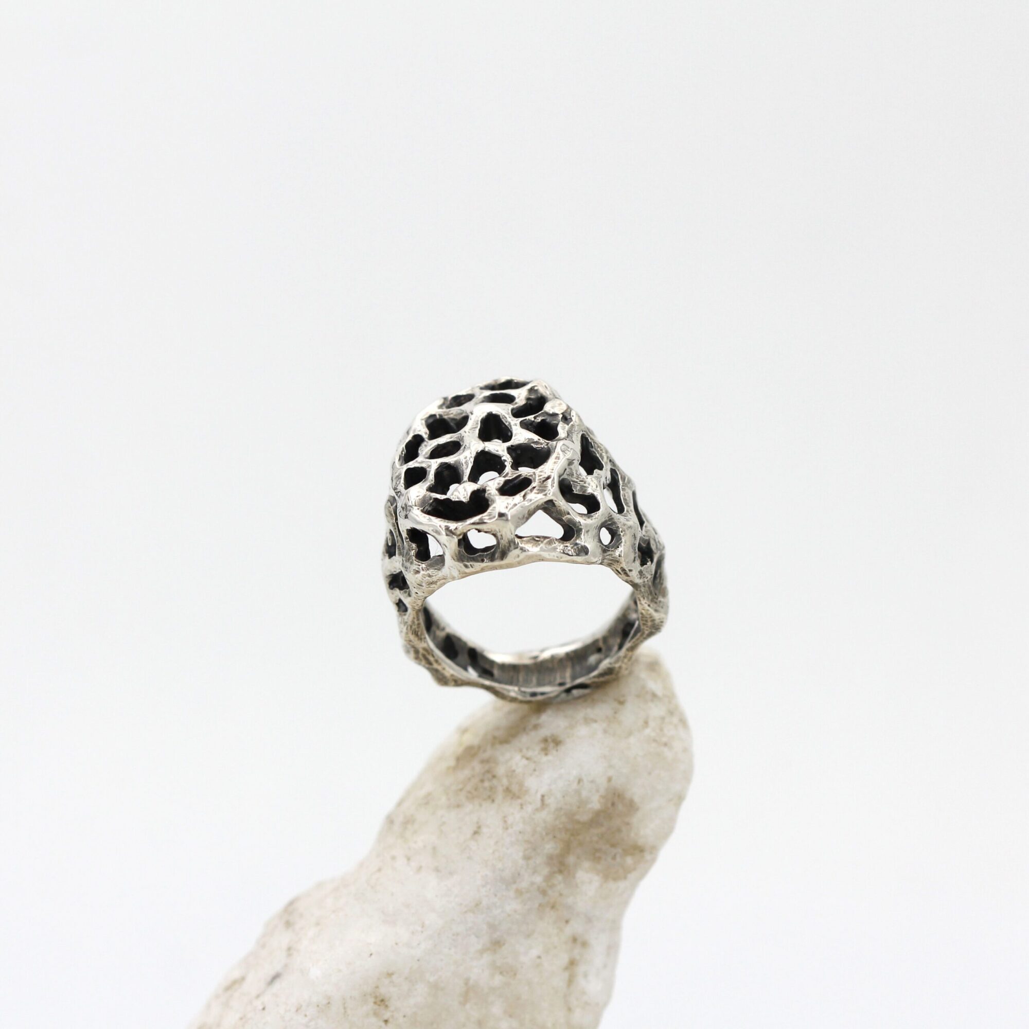 Anna Gioielli Collezione Marte Anello fascia uomo argento