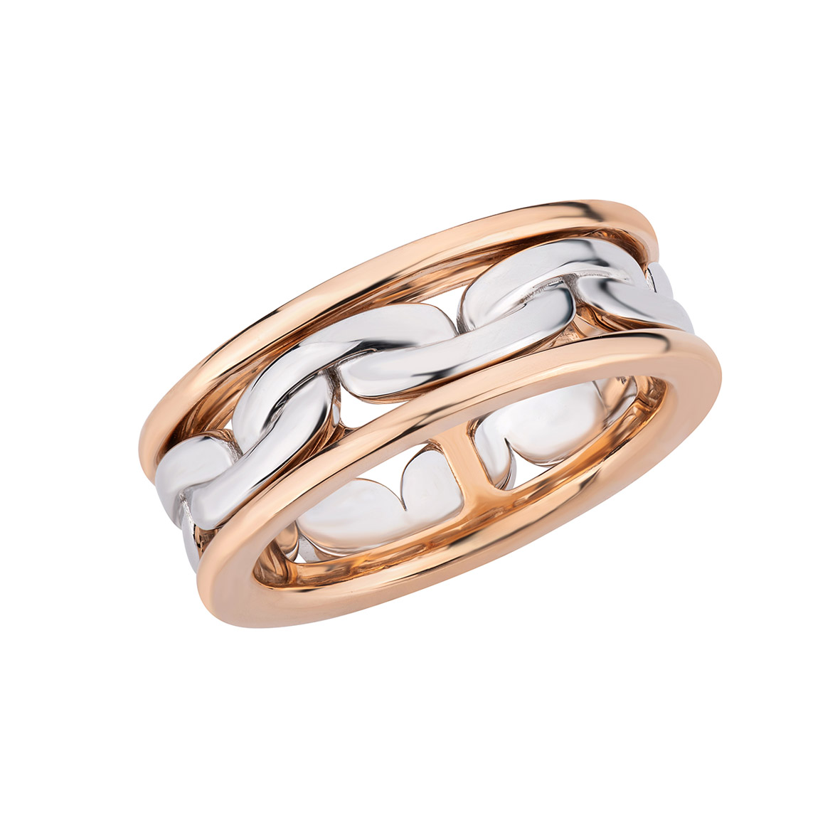 Polello Liaison Anello Oro Giallo 18 Kt con Diamanti