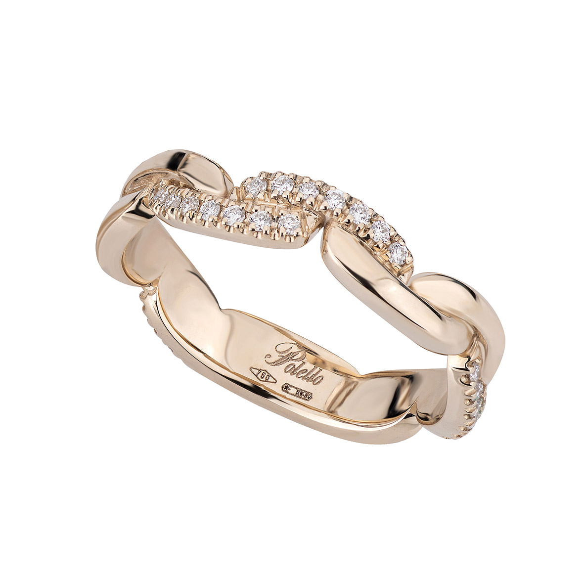Polello Liaison Liason Anello Oro con Diamanti