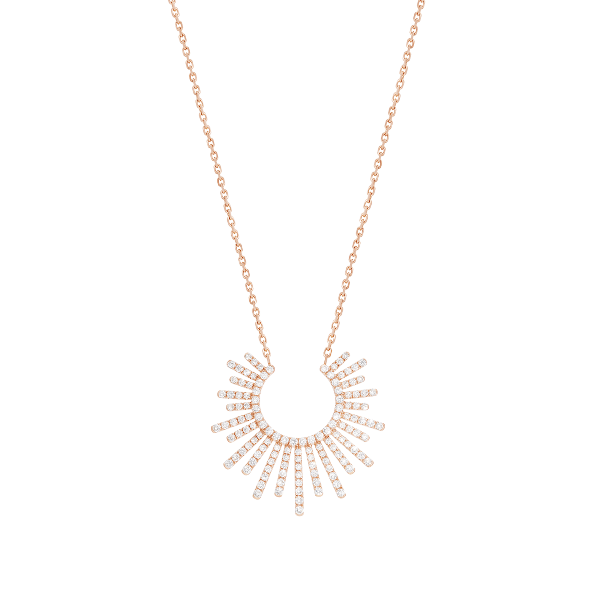 Korloff Divine Fougue JDFP01 collana oro rosa diamanti