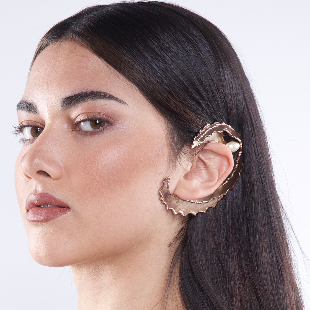 Giulia Iosco Eclipse Ear Cuff orecchino singolo