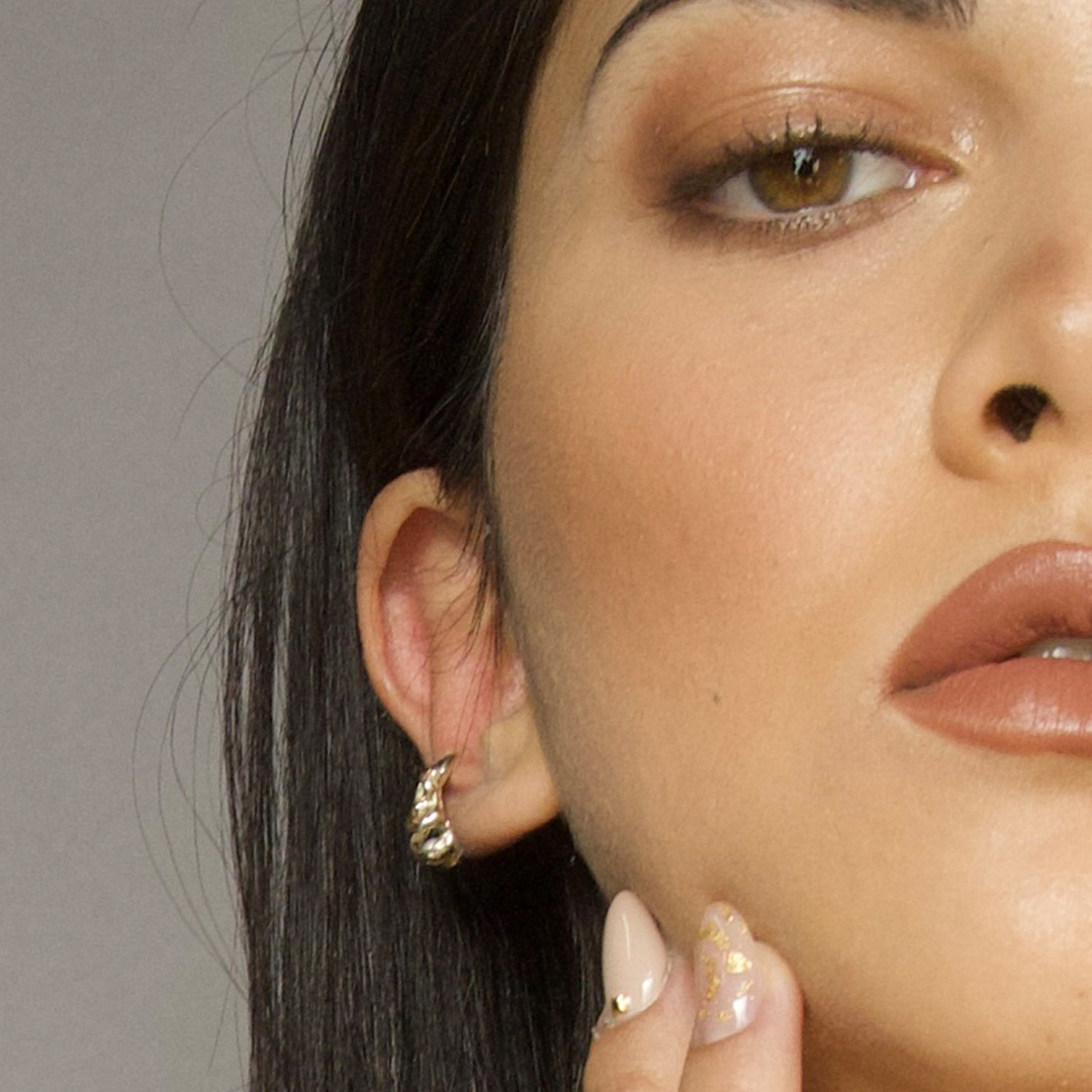 Giulia Iosco Cage Petite ear cuff oro