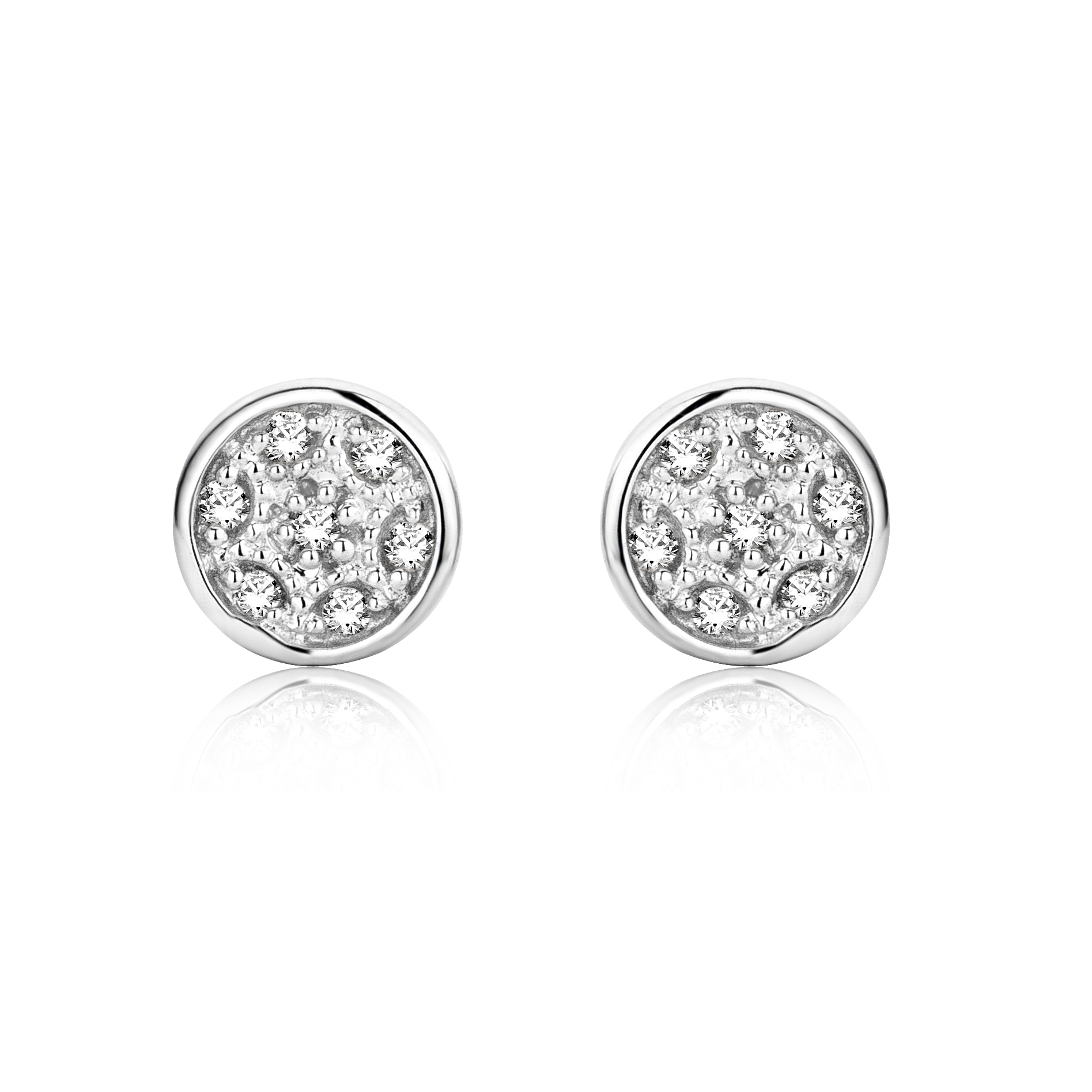 Miore orecchini oro bianco 9 kt