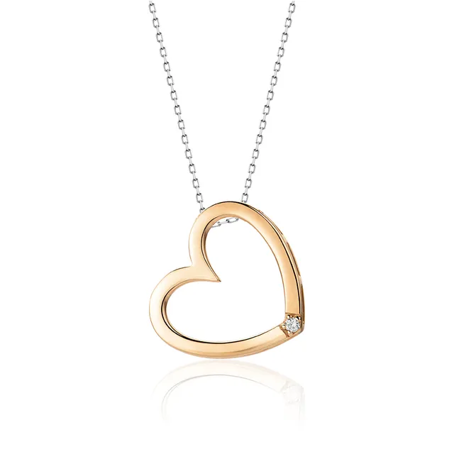 Miore Collana Oro Bicolore 9Kt 375