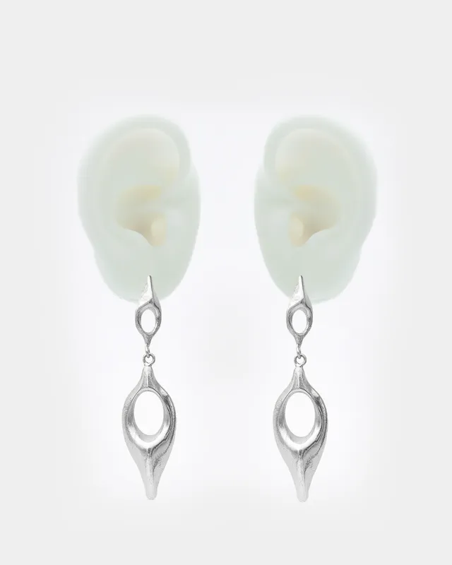 Voodoo Jewels Bold Shapes Adrastea orecchini argento pendenti
