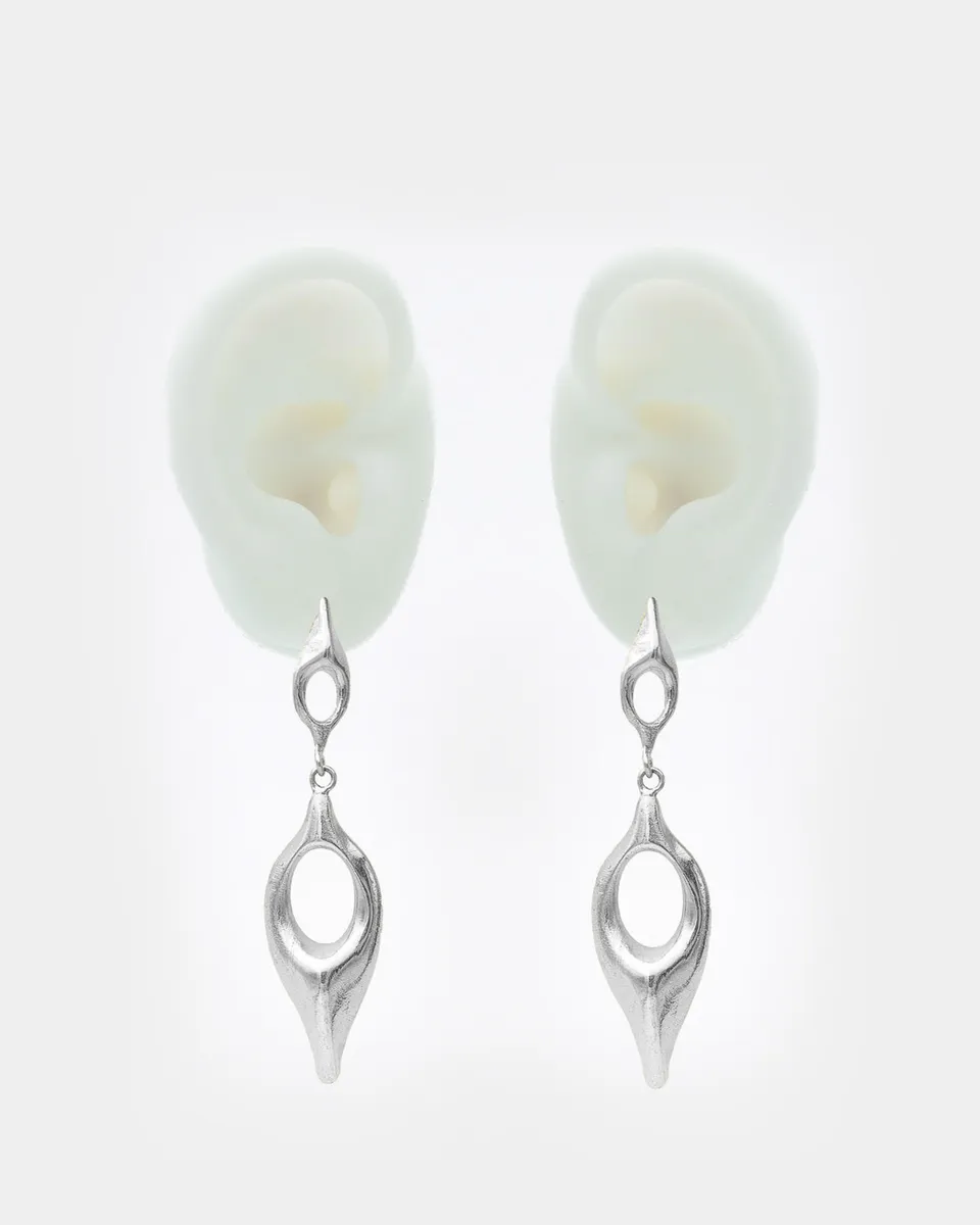 Voodoo Jewels Bold Shapes Adrastea orecchini argento pendenti