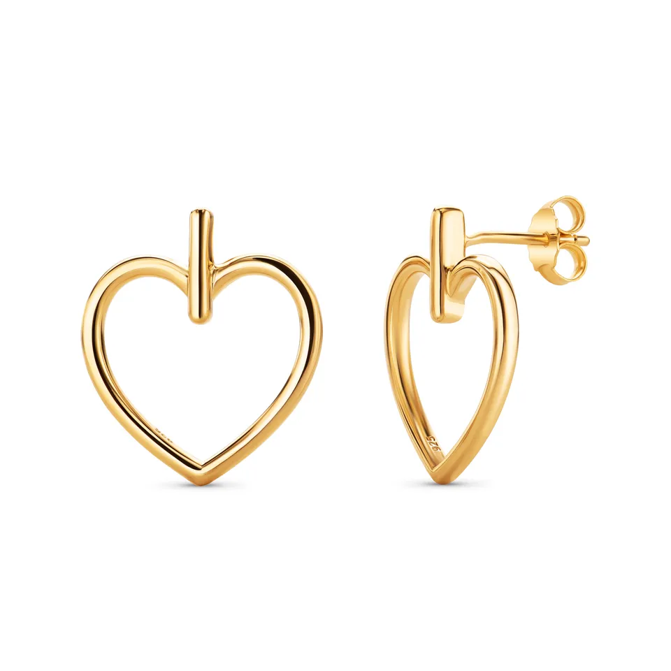 Miore Orecchini Argento 925 Placcato Oro Donna