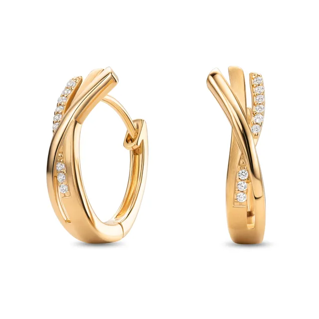 Miore Earrings Orecchini Argento 925 Zirconia Cubica