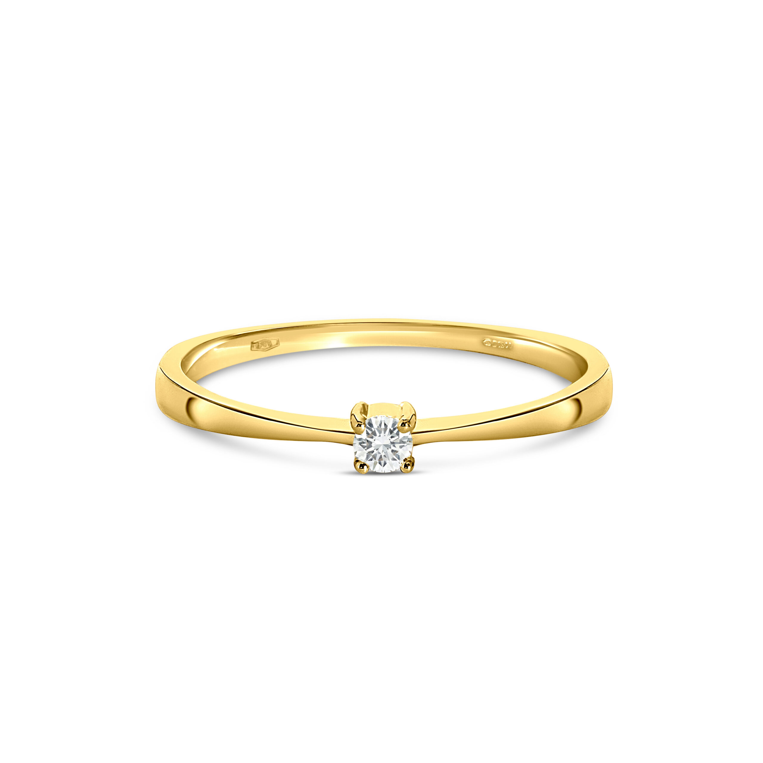 Miore Ring Anello oro giallo 9Kt classico
